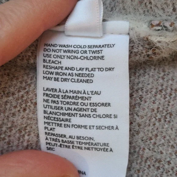 Pilcro ELiza Eyelash Sweater Jacket Size XL - Picture 10 of 11